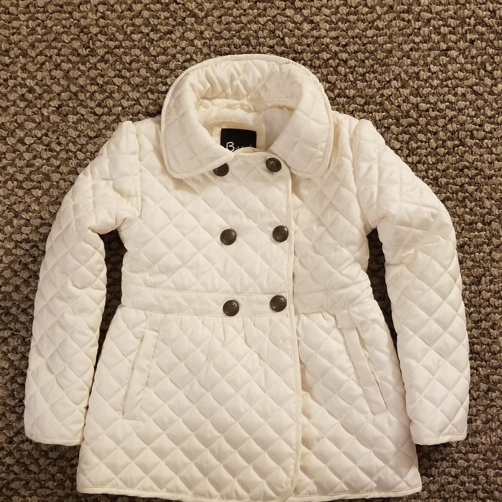 EUC Girl's Quilted Dress Coat